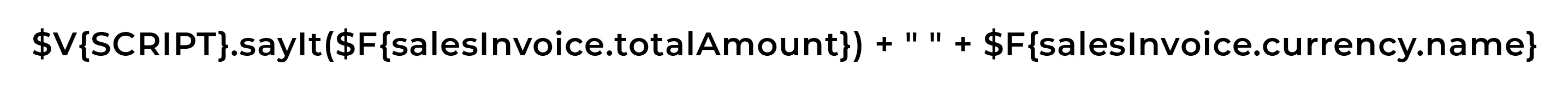 cara menampilkan terbilang di faktur penjualan